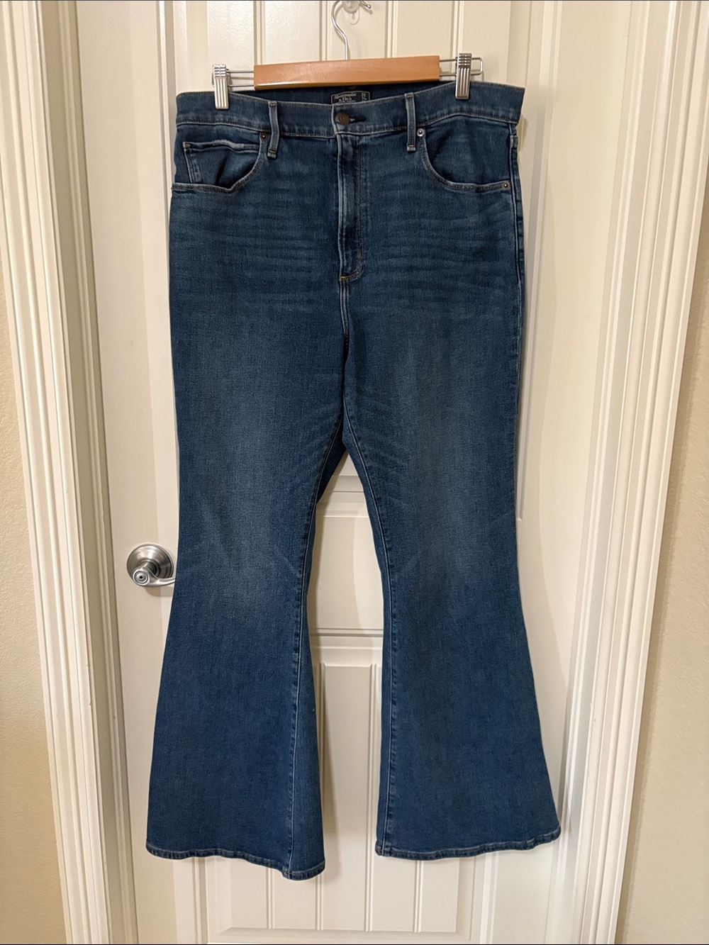Abercrombie & Fitch Dark Blue Flare Jeans